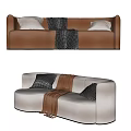 Modern Multiplayer Sofa 3d model