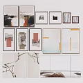 Diverse Framed Wall Art Collection Featuring Abstract Natural And Scenic Themes