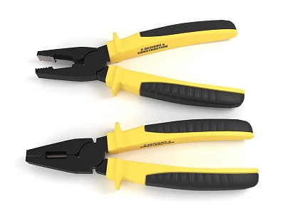 pliers hardware tools 3d model