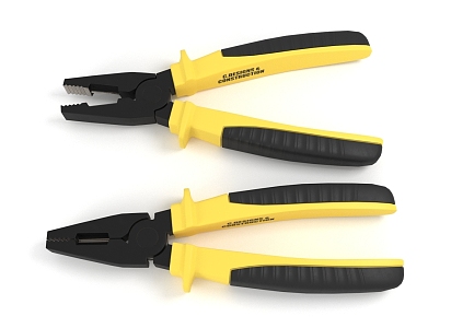 pliers hardware tools 3d model