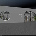 Modern Clothing Store Interior With Fashion Apparel Hanging Racks Mannequins Wooden Shelves And Plants