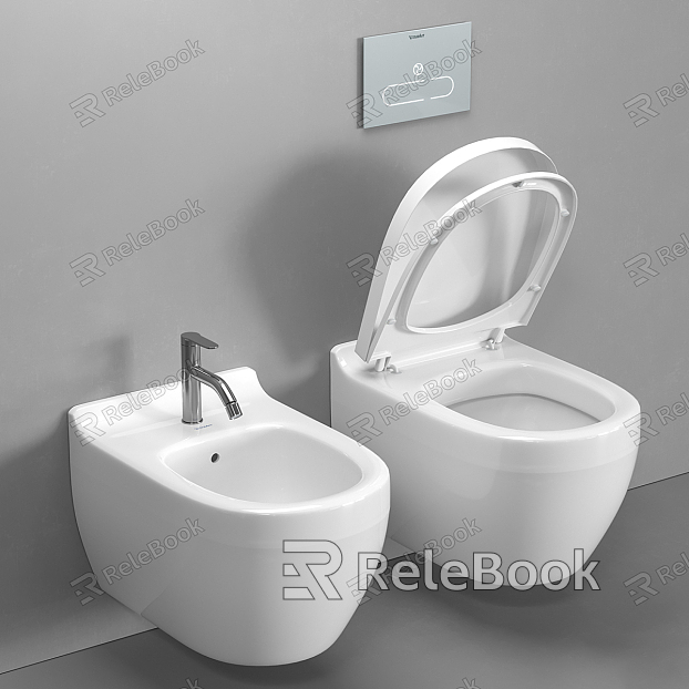 Modern Duravit toilet model