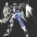 Electric Toy Mechanical Robot With Articulated Design Colorful Armor And Detailed Weapon Accessories