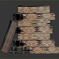 Stacked 500 Euro Banknotes Bundled with Yellow Tape as Household Decor Items