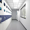 Control Room Control Console 3d model