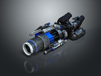 Science Fiction Firearms Next Generation Firearms Science Fiction Game Gun Game Firearms Game Gun Concept Gun Laser Gun 3d model