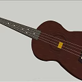 Wooden Acoustic Ukulele With Handcrafted Body And Four Strings Musical Instrument