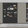 Modern bookcase 3d model