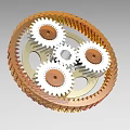 Industrial Equipment High Precision Gear Assembly with Interlocking Cogs for Mechanical Power Transmission