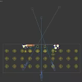Colorful Puzzle Activity Display Wall With Shake to Assemble Theme Yellow Background And Flower Decorations