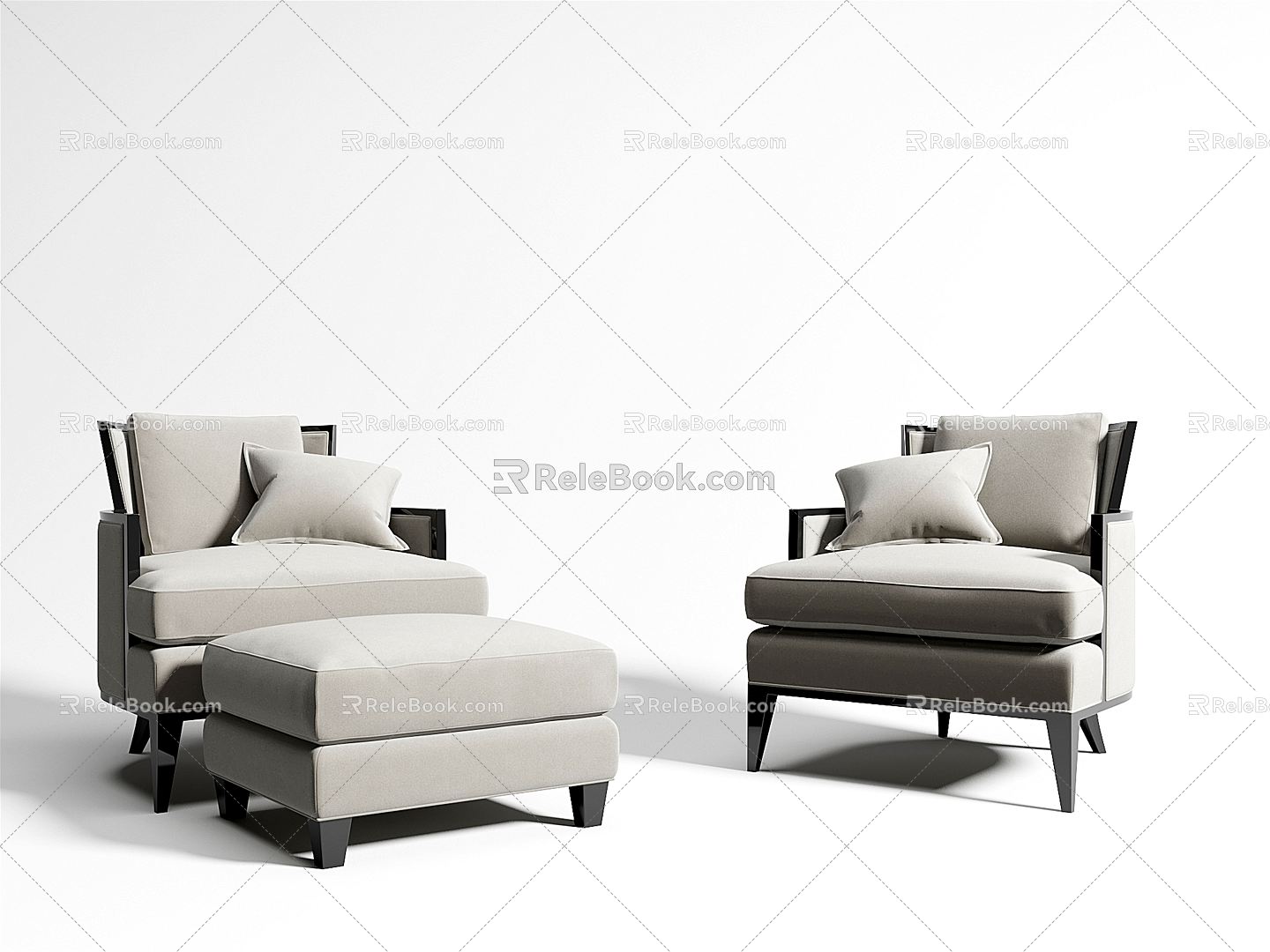 Modern Single Sofa Armchair model