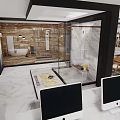 Kitchen Bathroom Lifestyle Store Modern Interior Showcasing Home Fixtures And Decor