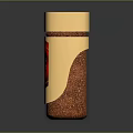 Nescafe Taster's Choice Instant Coffee Jar With Golden Lid And Red Label Granules