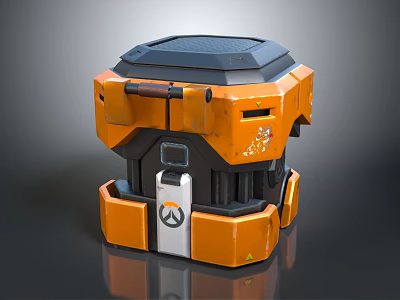 Orange And Black Hardware Tool Featuring Durable Mechanical Structure Design 3d model