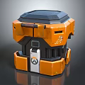 Safety monitoring of modern monitor head 3d model