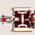 aero engine 3d model