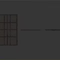 Industrial Equipment Black Metal Grid Frame Structures in Various Sizes for Storage Applications