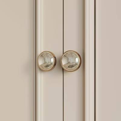31 Modern French Cabinet Door Handle Round Handle 3d model