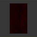 Traditional Dark Red Wooden Dining Table with Carved Legs and Smooth Surface in Classic Design