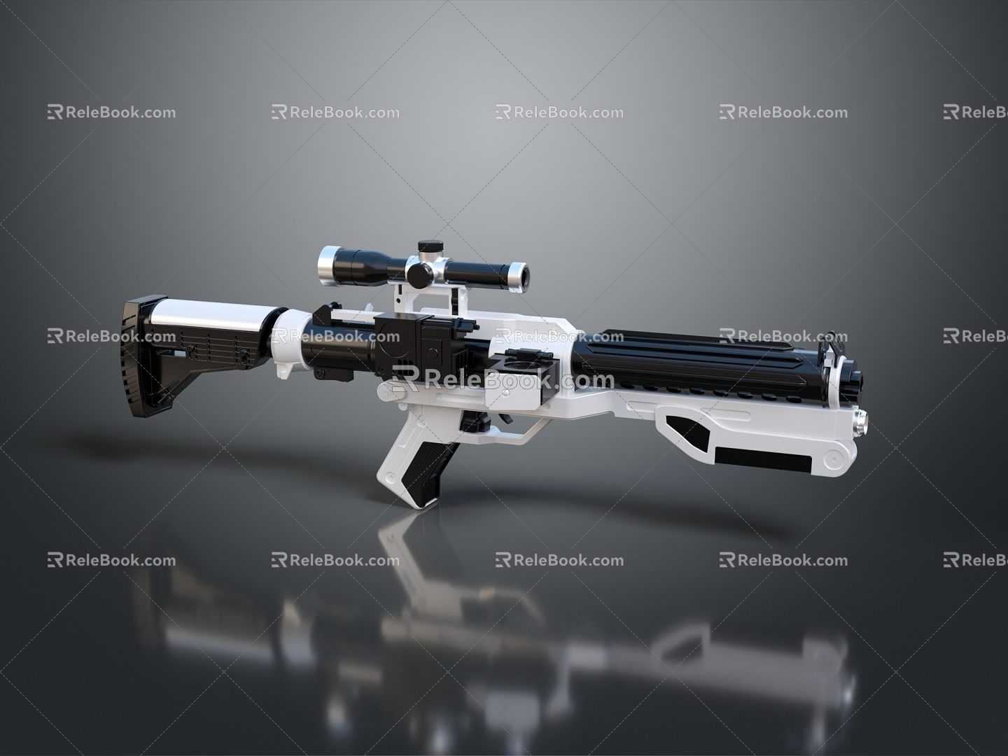 Sniper Rifle Sniper Rifle Sight Modern Weapons Hot Weapons Hot Weapons Firearms 3d model