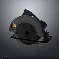 Makita Blue And Silver Electric Circular Saw Power Tool With Saw Blade And Handle