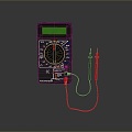 Voltmeter Multimeter Electronic Meter Instrument Meter Electronic Instrument Meter Electronic Instrument Oscilloscope 3d model