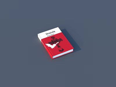 Famous novels, magazines, books and periodicals 3d model