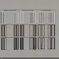 Different Styles Of Hollow Glass Folding Doors With Multi Panel Configurations