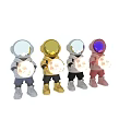 Astronaut Table Lamp with Glowing Moon Sphere Design for Kids Bedroom Decorative Use