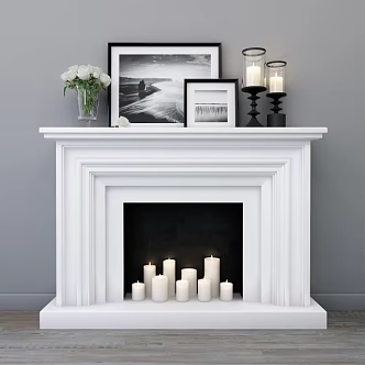 Fireplace 3d model