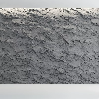 Rough Gray Textured Surface Detail Of Architectural Structural Component 3d model