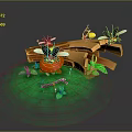 Game Environment Game Scene Fairy Tale Scene Fairy Tale Magic Scene Magic Item Fantasy Scene 3d model