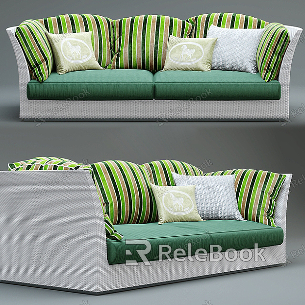 Double sofa model