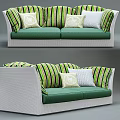 Double sofa 3d model