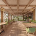 Beachfront Sunset Restaurant With Open Air Terrace Steps And Ocean View Lights