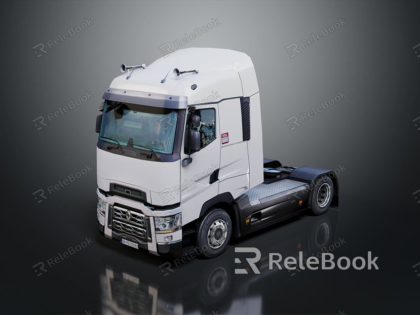 Modern Truck Big Truck Large Transporter Big Transporter Heavy Transporter Transporter Transporter model