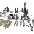 modern architecture 3d model