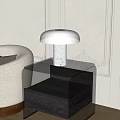 Table lamp table lamp side 3d model
