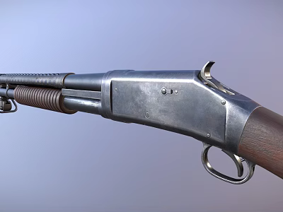 M1897 trench gun 3d model