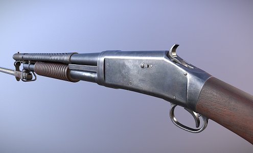 M1897 trench gun 3d model