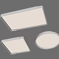 Modern cream ceiling light cream ceiling light 3d model