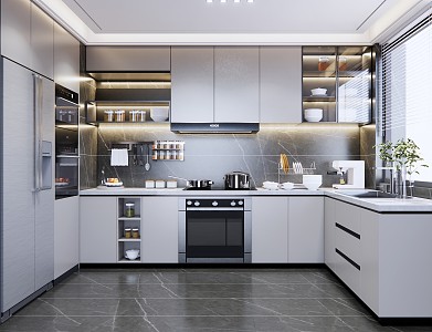 Modern Kitchen Home Kitchen 3d model