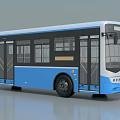 modern bus 3d model