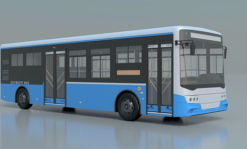 modern bus 3d model