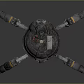 Mech tank mech insect mech spider crab machine crab mechanical crab mech crab 3d model