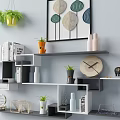 Modern Wall Shelf Storage Rack 3d model