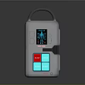 Portable AED Defibrillator Emergency Device For First Aid With Digital Display And Buttons