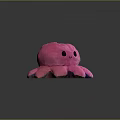 Soft Pink Octopus Plush Toy With Cute Smiling Face And Tentacles