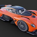 Modern sports car Aston Martin 3d model