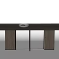 Modern Wooden Dining Table With Sleek Design And Minimalist Tray Top